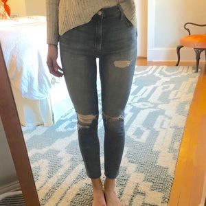 Ankle Fray Swoon Mother Denim